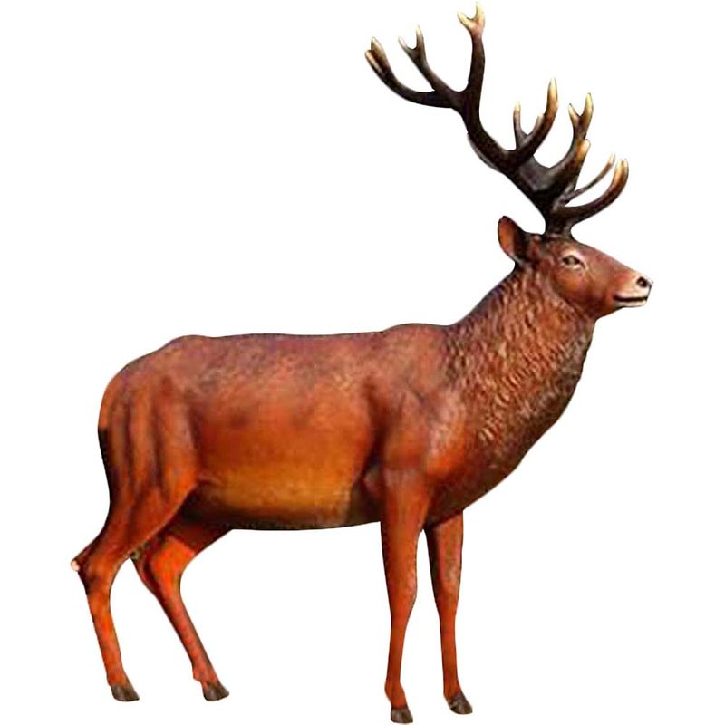 Disponible en deux tailles différentes Lot de 2 Cerf décoratif en bois